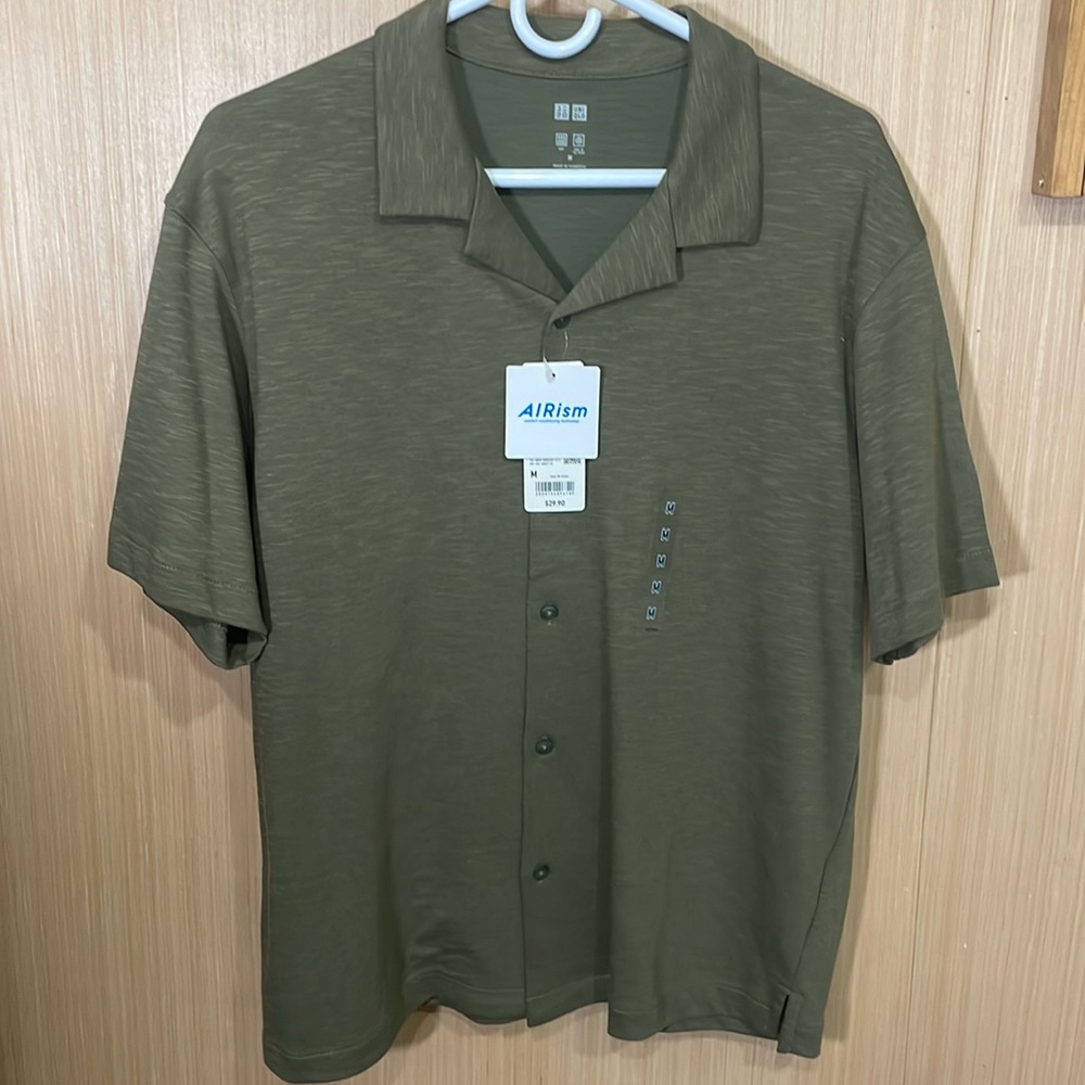 Uniqlo Button Down Camp Collar Shirt